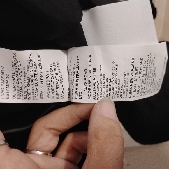 Puma x Von Dutch Reversible Black, Pink & White Colorblock & Plaid Windbreaker M - Picture 7 of 11